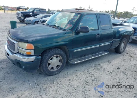 2005 GMC Sierra 1500 Slt из США, поврежденный, VIN 1GTEC19T75Z283919